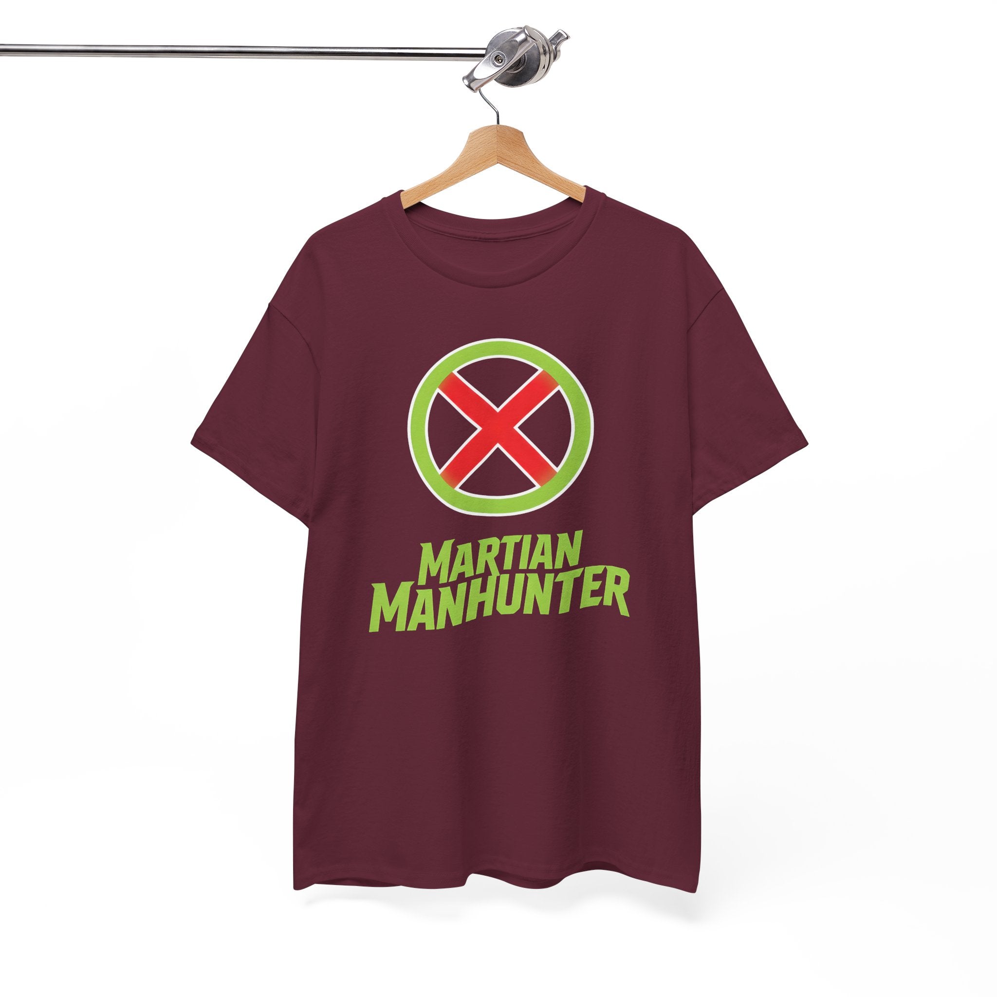 Justice League Martian Manhunter T-Shirt — J'onn J'onzz DC Superhero Cotton Tee