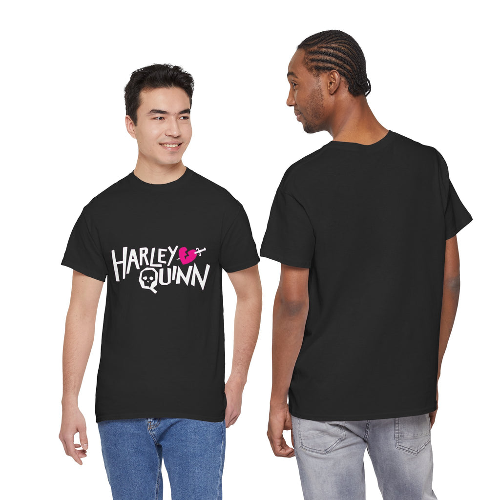 Harley Quinn Skull Heart Shirt – DC Comics Villain Graphic Tee