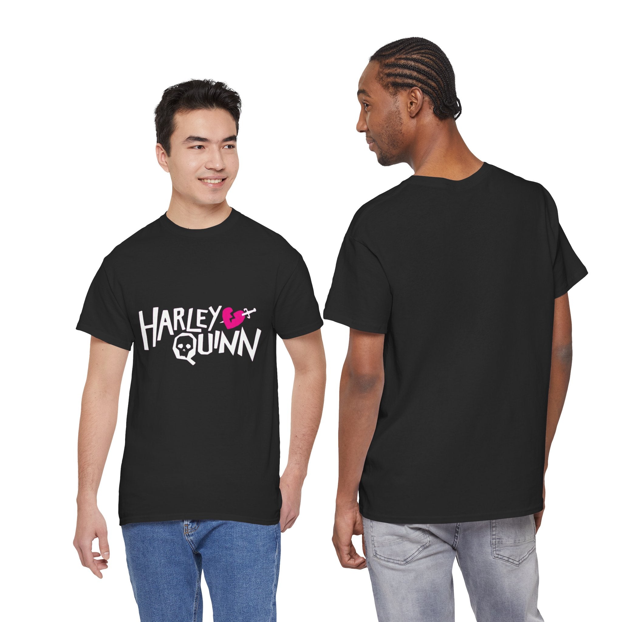Harley Quinn Skull Heart Shirt – DC Comics Villain Graphic Tee