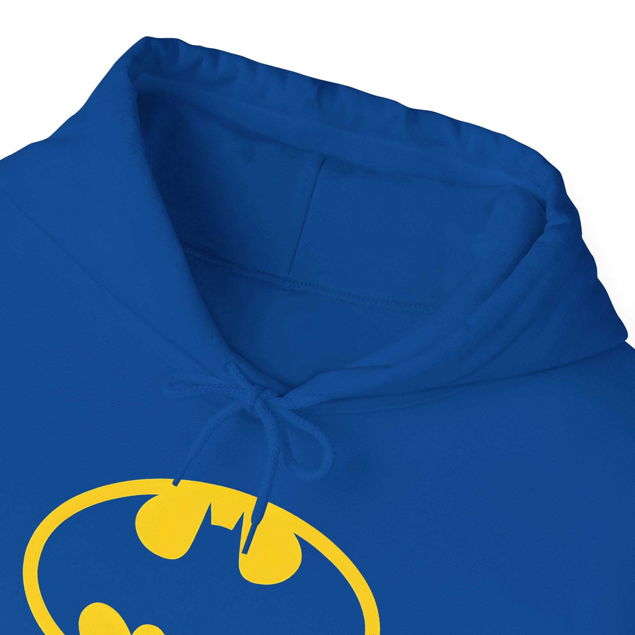 Batman Classic Logo Hoodie – Classic Yellow Bat Emblem Sweatshirt