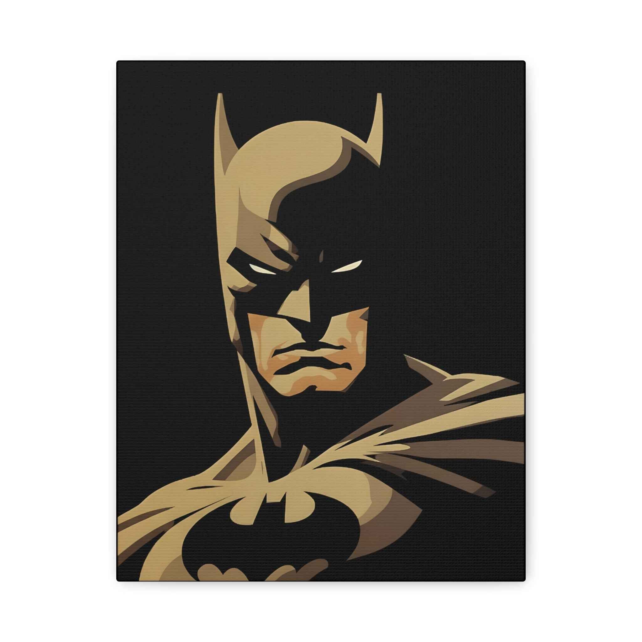 Batman Inspired Stretched Matte Canvas Art