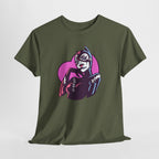 Catwoman Neon Heart Retro Comic T-Shirt — Catwoman Anti-Hero Tee