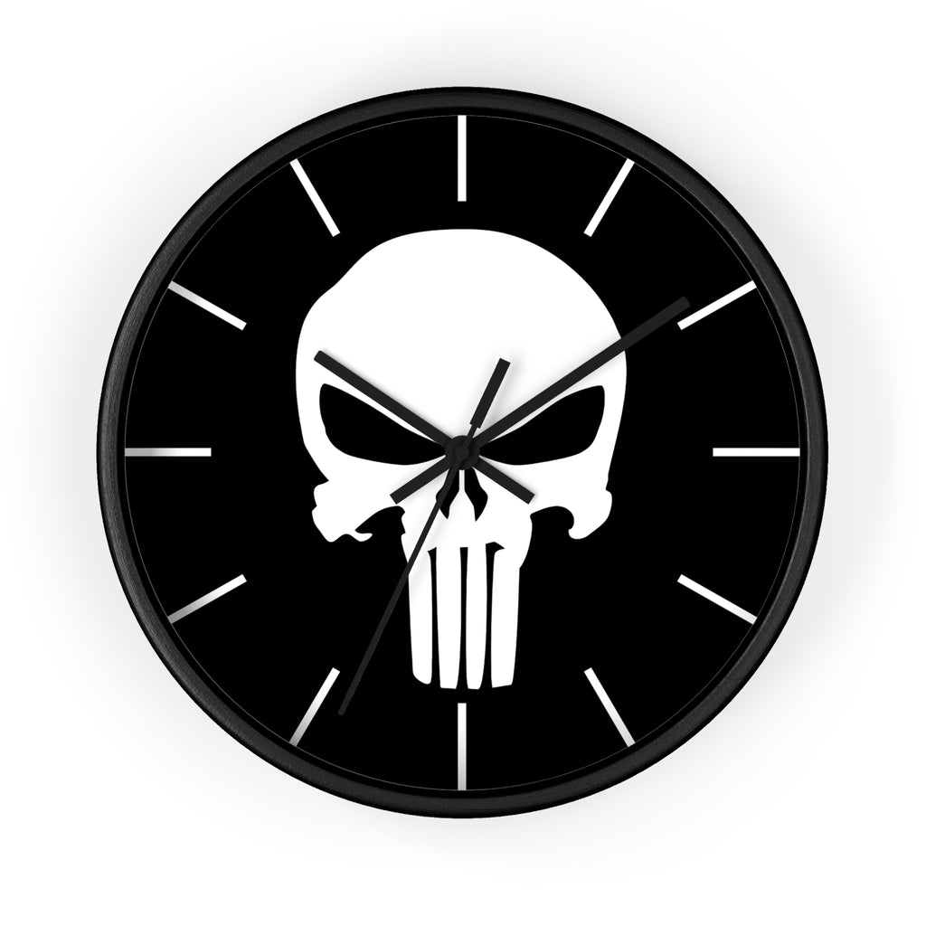 Punisher Logo Wall Clock — Frank Castle Home Decor