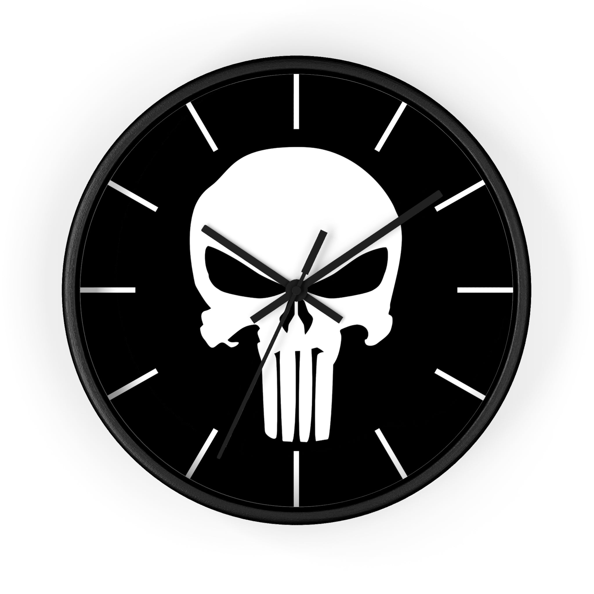 Punisher Logo Wall Clock — Frank Castle Home Decor