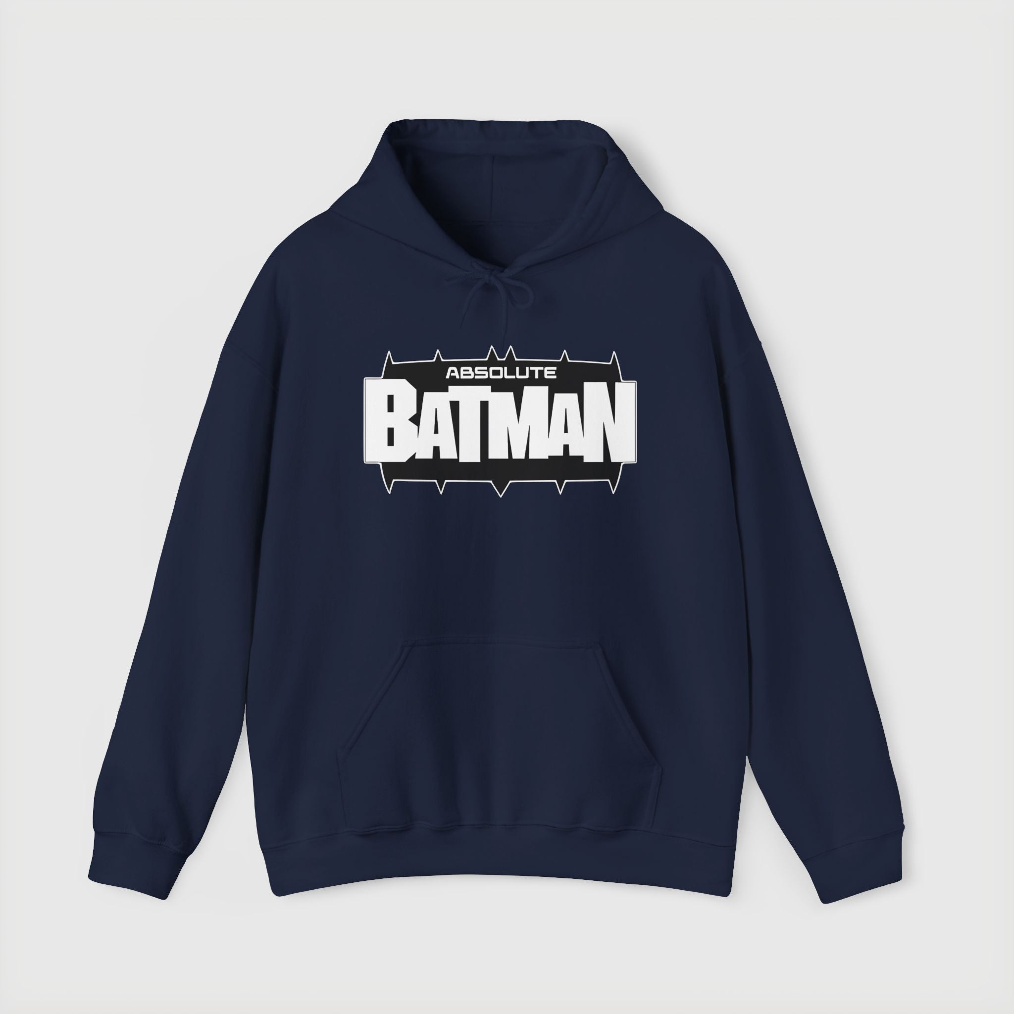 Absolute Batman Logo Unisex Hoodie – Gotham Knight Heavy Bat Graphic Hoodie