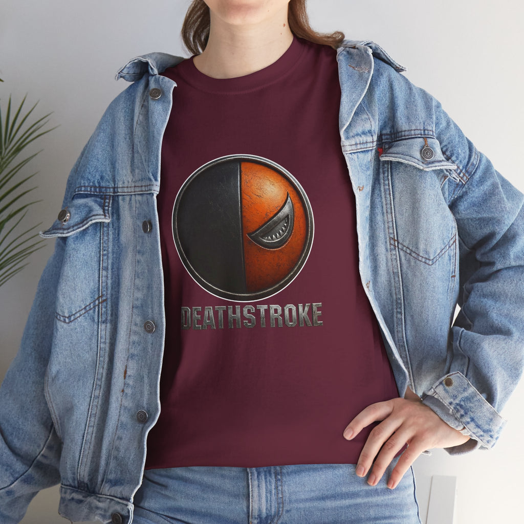 Deathstroke Logo T-Shirt – DC Comics Supervillain Graphic Tee for Fans