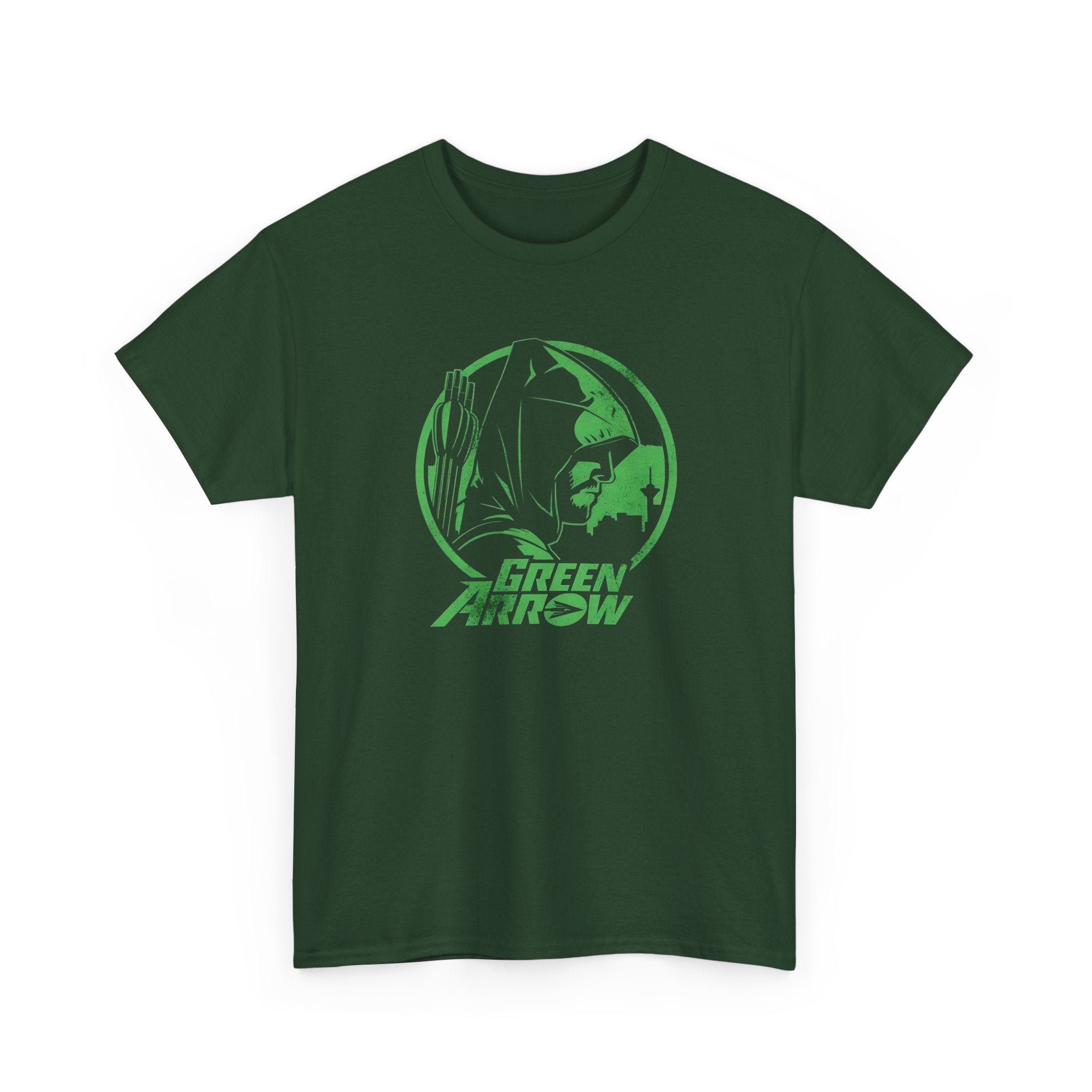 DC Green Arrow Graphic Tee — Oliver Queen - The Arrow Archer Logo T-Shirt