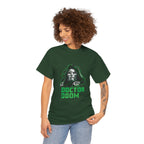 Doctor Doom Retro Green Villain Portrait T-Shirt — Avengers Graphic Tee