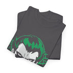 Joker Smile Graphic T-Shirt – Dark Villain Green Grin Unisex Tee
