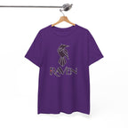 Teen Titans Raven Graphic Tee — Purple Geometric Raven Shirt