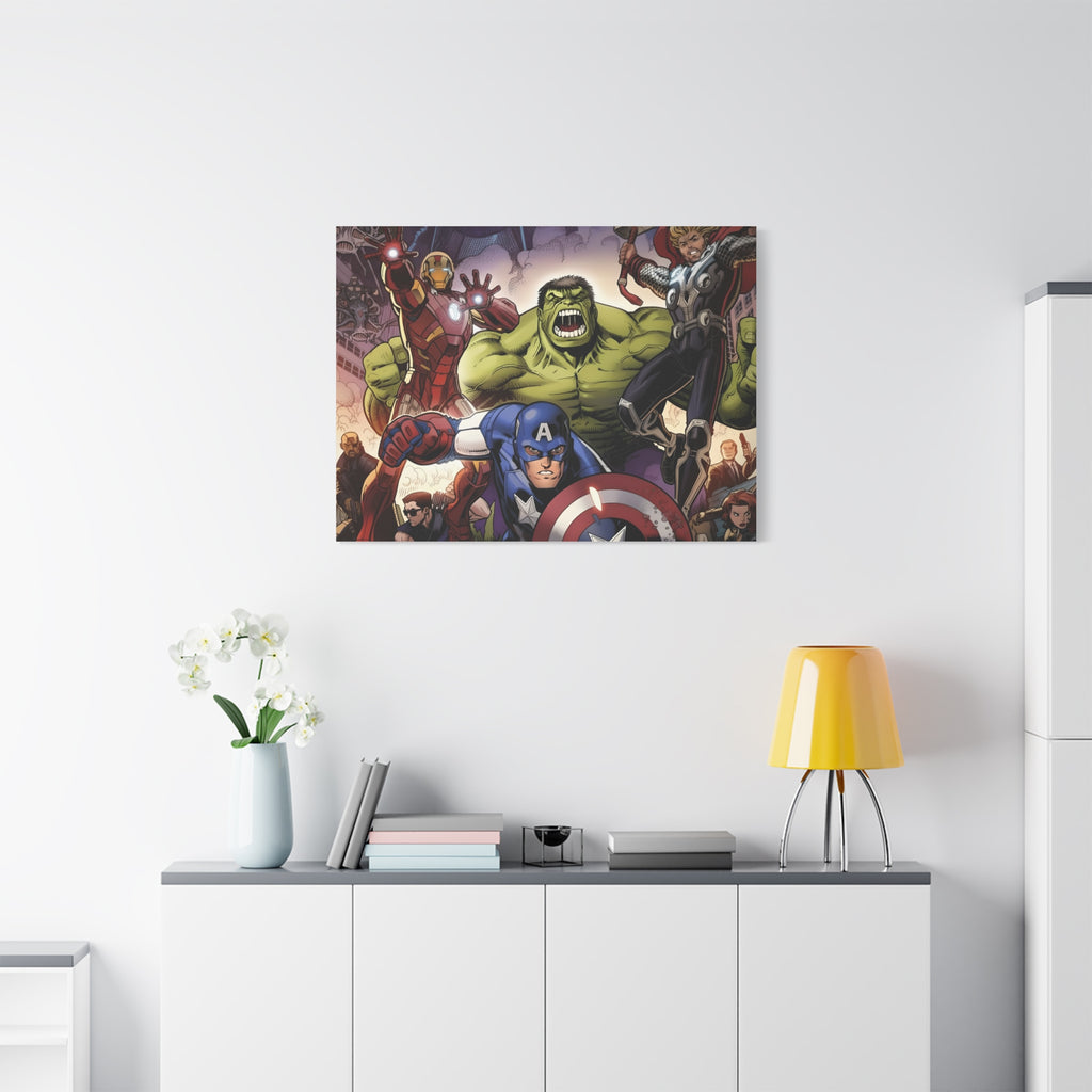 Superhero Canvas Art - Avengers Wall Decor