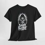 Dark Inside Skull Graphic T-Shirt — Gothic Halloween Alternative Tee