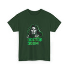 Doctor Doom Retro Green Villain Portrait T-Shirt — Avengers Graphic Tee