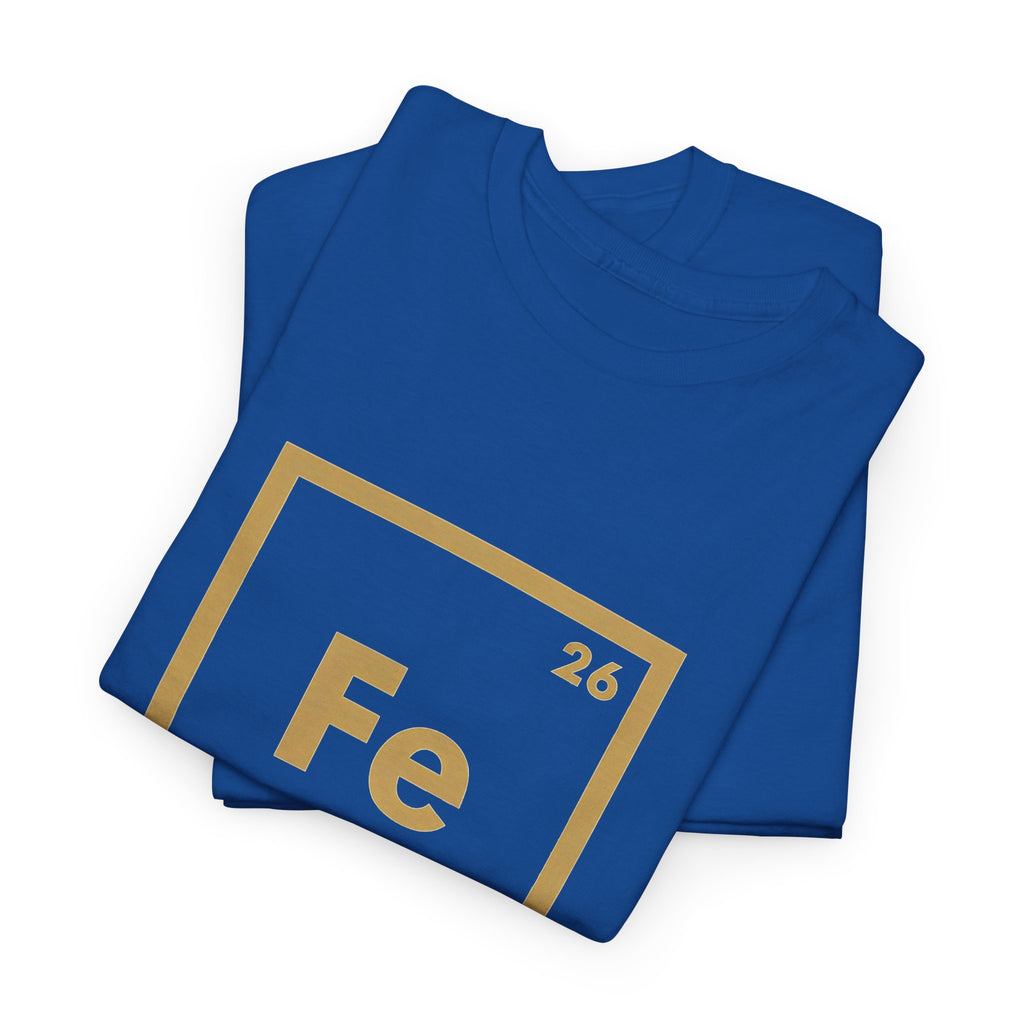 Fe Man The Periodic Avenger T-Shirt — Iron Man Nerds T-Shirt