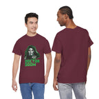 Doctor Doom Retro Green Villain Portrait T-Shirt — Avengers Graphic Tee