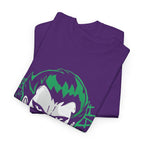 Joker Smile Graphic T-Shirt – Dark Villain Green Grin Unisex Tee