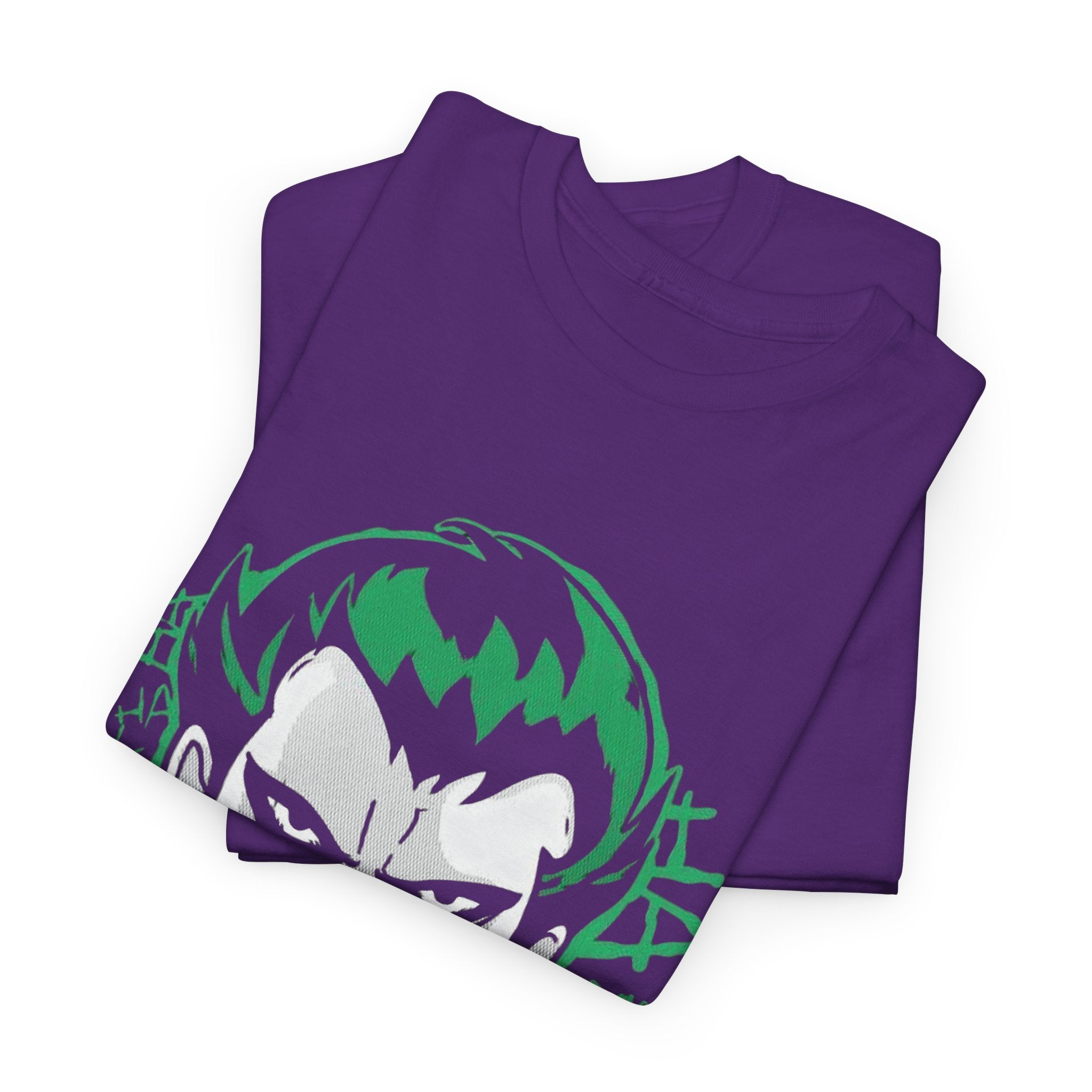 Joker Smile Graphic T-Shirt – Dark Villain Green Grin Unisex Tee