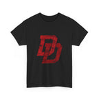 Marvel Daredevil movie Logo T‑Shirt — Distressed DD Superhero  unisex Tee