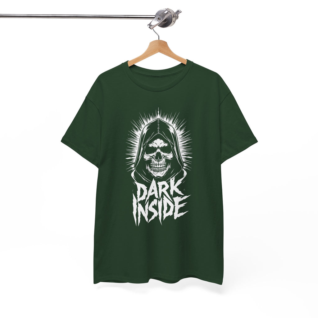 Dark Inside Skull Graphic T-Shirt — Gothic Halloween Alternative Tee