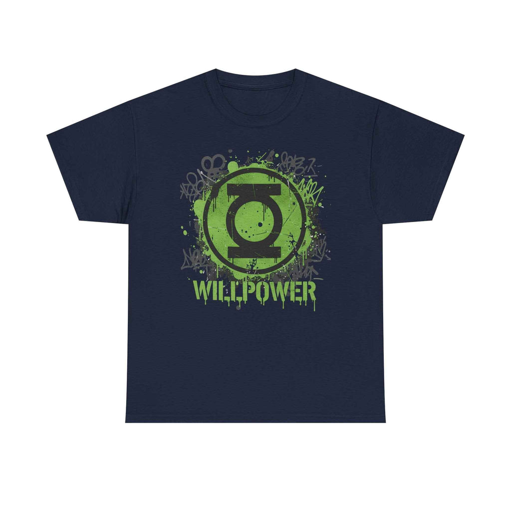 Green Lantern Willpower Graffiti Splatter Unisex T-shirt