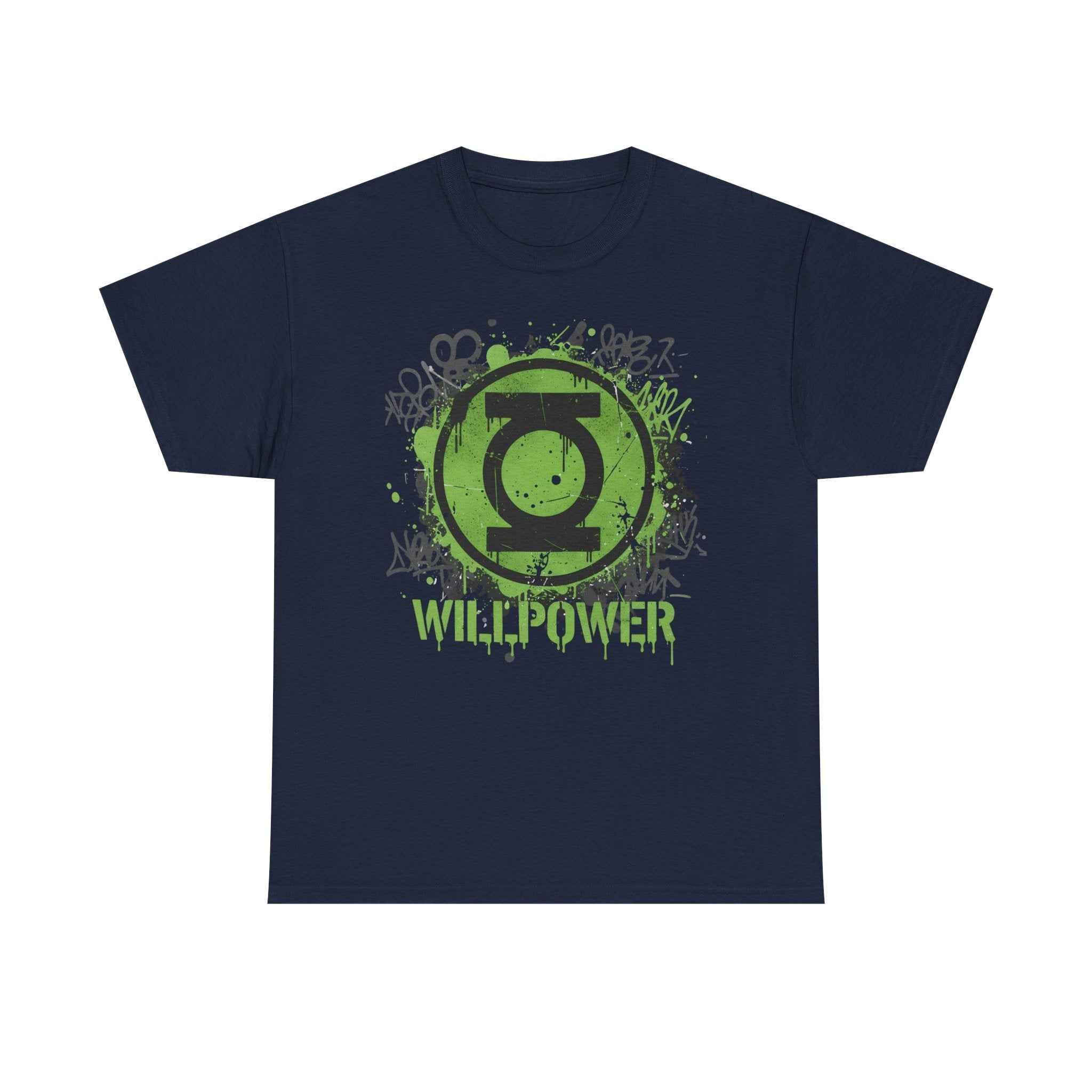 Green Lantern Willpower Graffiti Splatter Unisex T-shirt