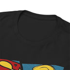 DC Girls Superhero Collage T‑Shirt — Wonder Woman, Supergirl & Batgirl Comic Tee