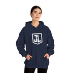 Justice League Shield Logo Hoodie — Minimalist DC Justice League 2017 Sweatshirt