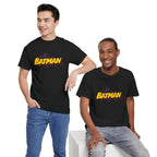 Batman  DC Comics inspired Logo T‑Shirt — Retro Yellow & Red Batman Emblem Tee