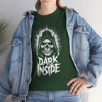Dark Inside Skull Graphic T-Shirt — Gothic Halloween Alternative Tee