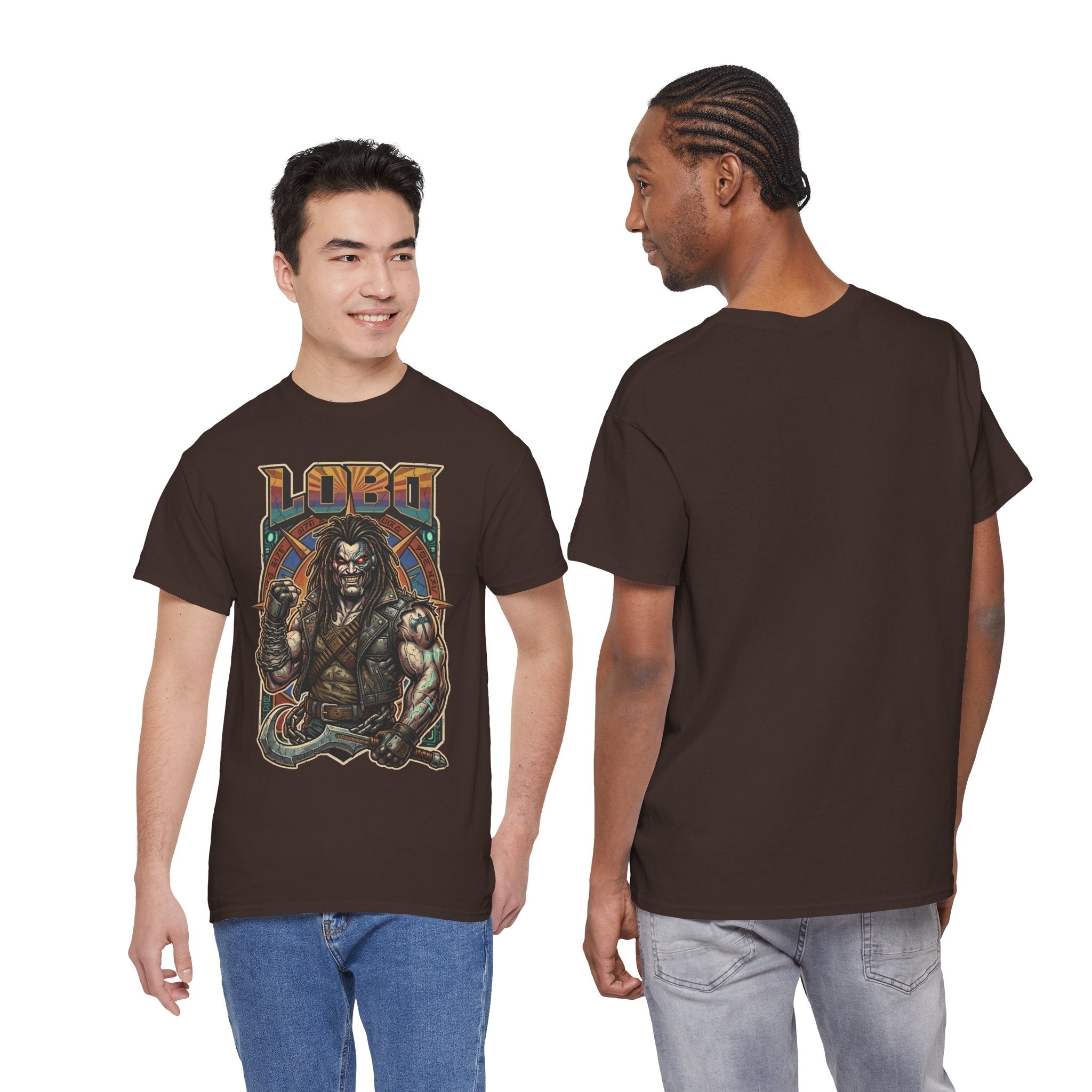 Lobo Warrior Graphic Tee – Jason Momoa’s DCU Czarnian Bounty Hunter T‑Shirt