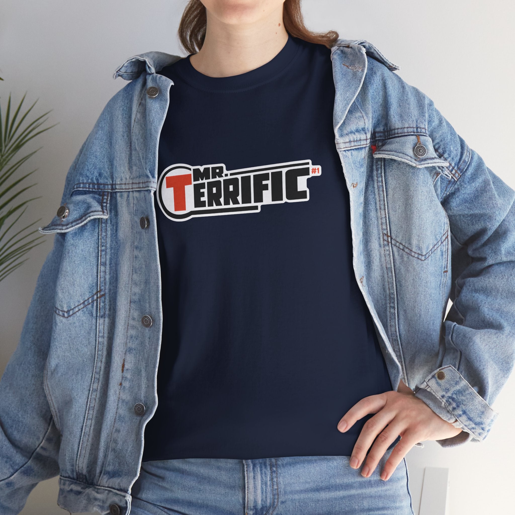 DC Mr. Terrific Graphic Tee — Comic Logo Unisex T-Shirt