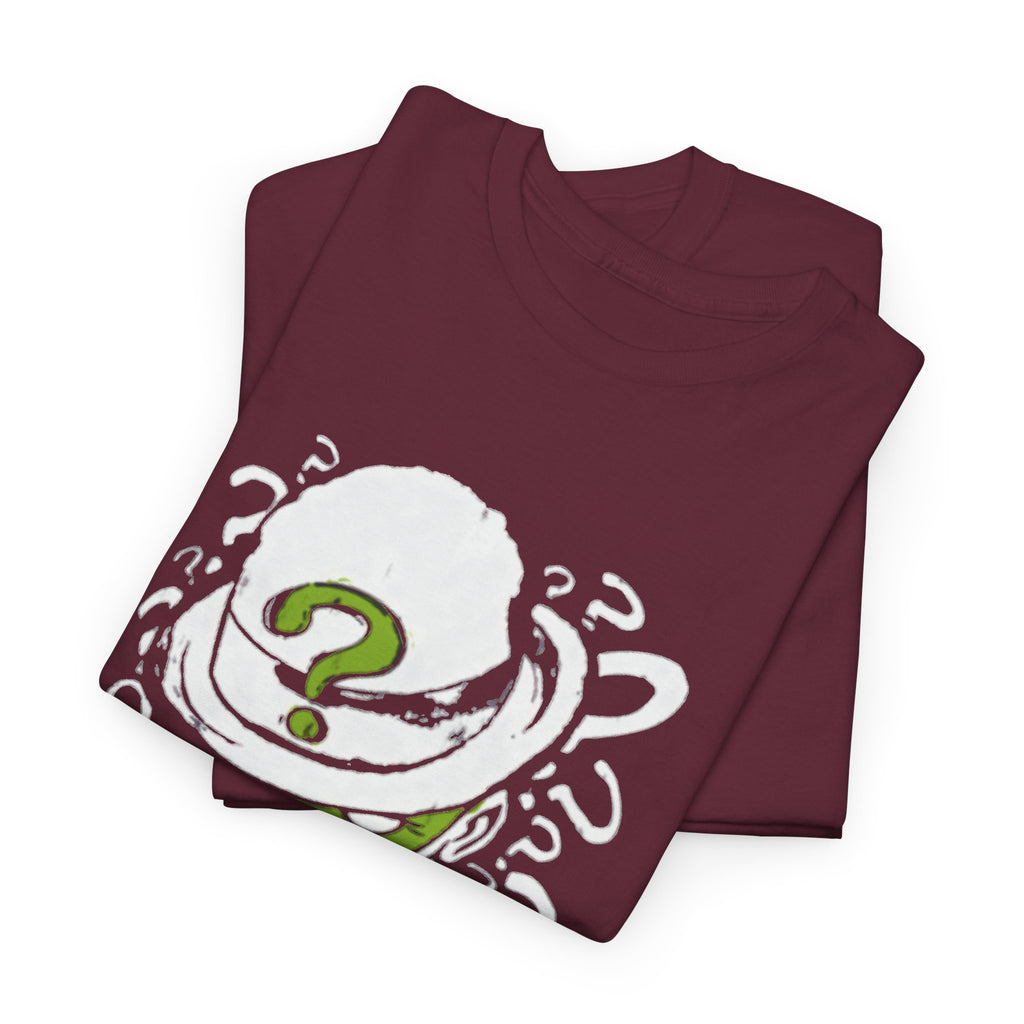 The Riddler T-Shirt – Vintage DC Batman Villain Graphic Tee | Gotham Puzzle Design