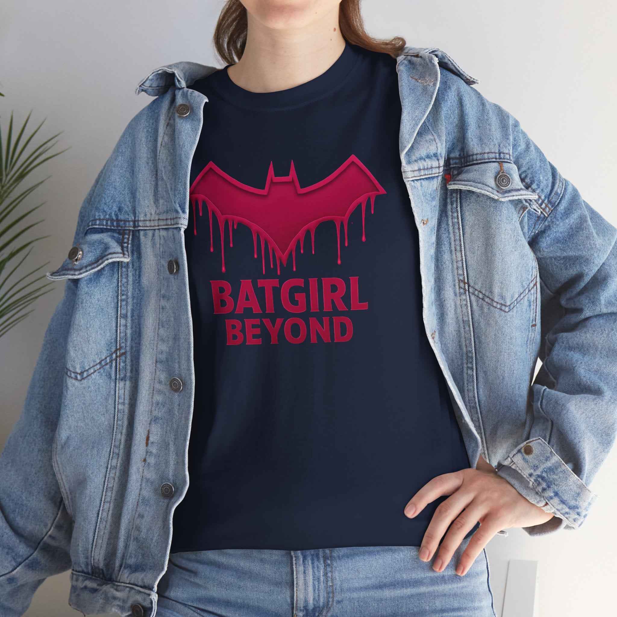Beyond The Edge Batgirl Neon Grunge Unisex T-shirt