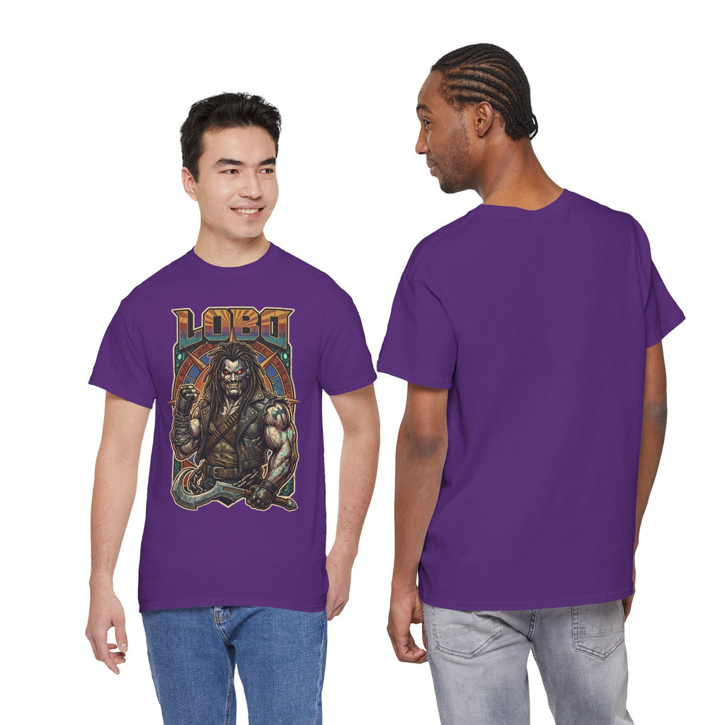 Lobo Warrior Graphic Tee – Jason Momoa’s DCU Czarnian Bounty Hunter T‑Shirt