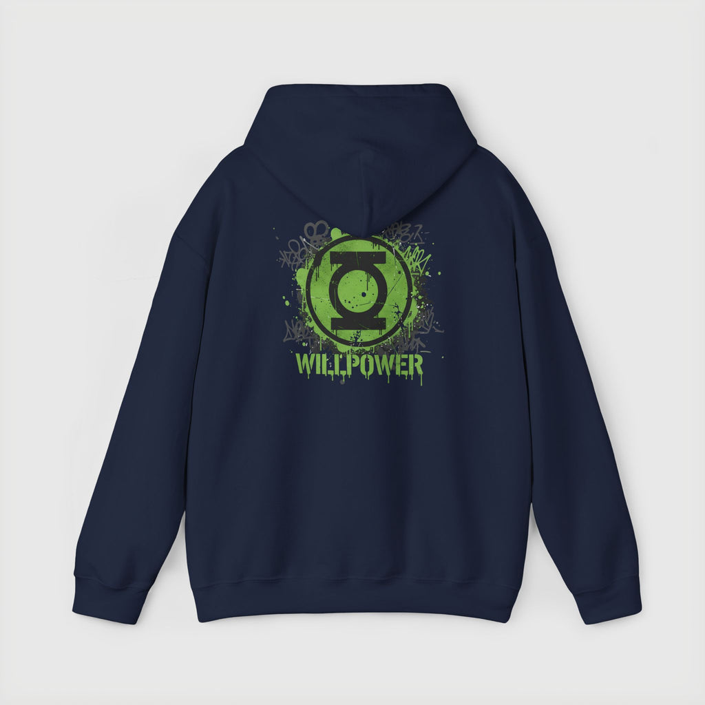 Green Lantern "Willpower" Hoodie — Comic Superhero Hooded Sweatshirt