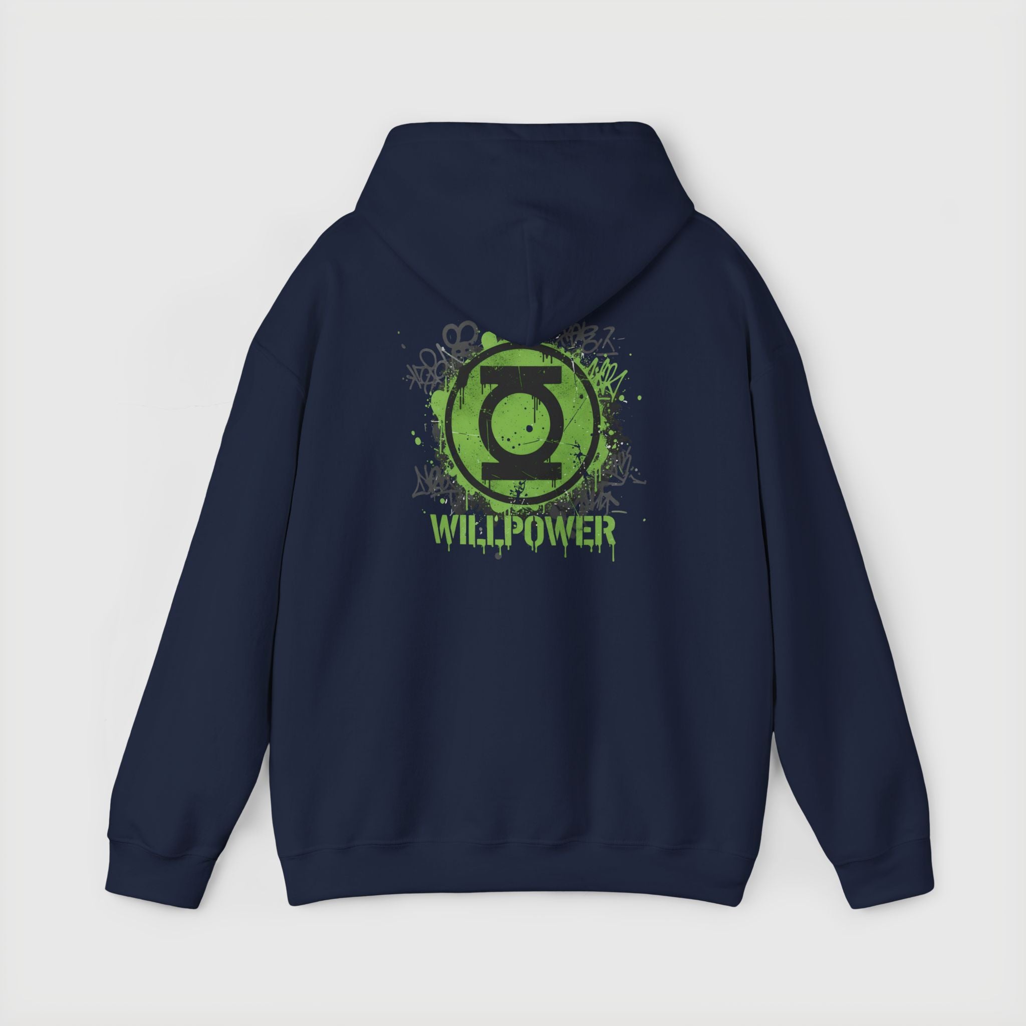 Green Lantern "Willpower" Hoodie — Comic Superhero Hooded Sweatshirt