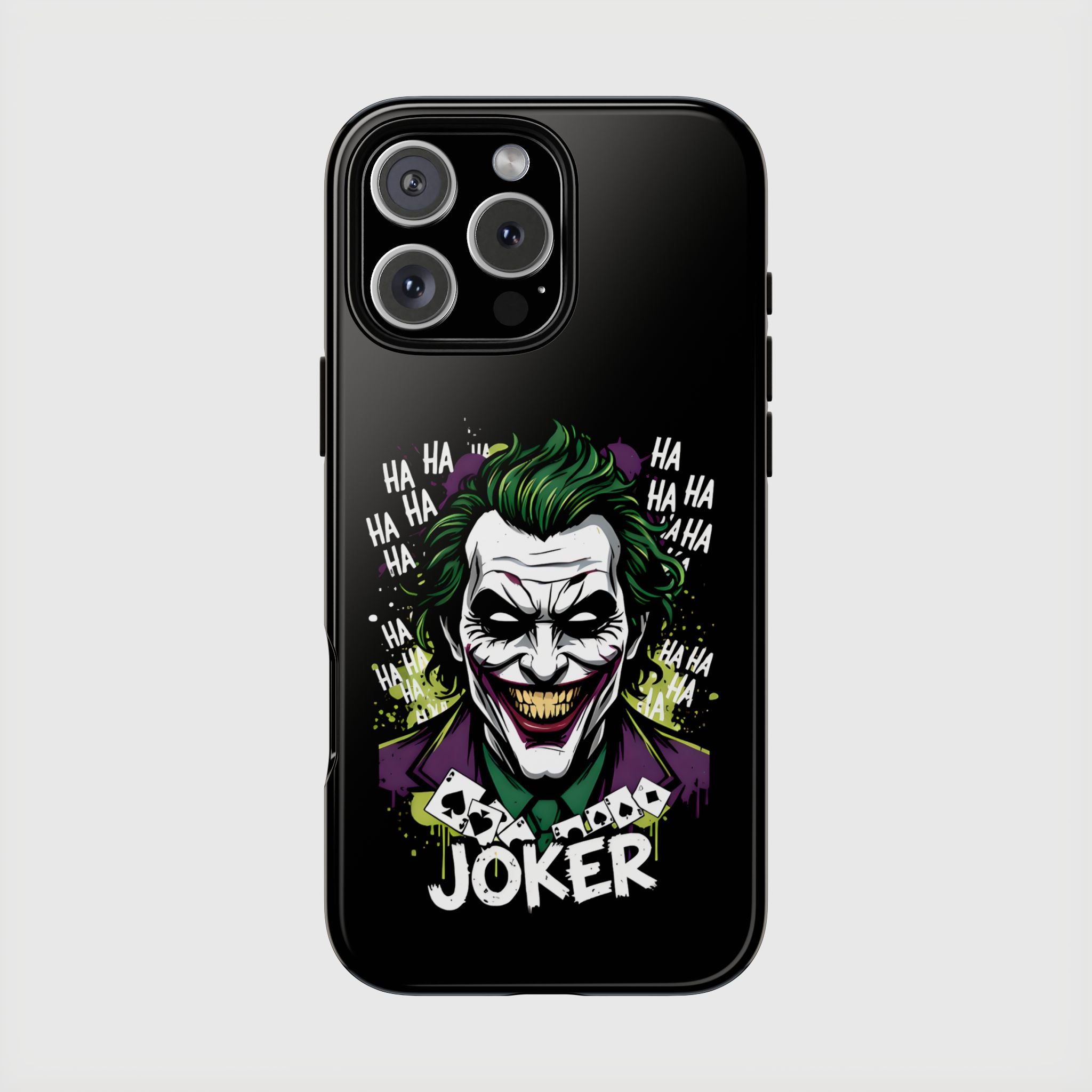 Joker "Bad Joke" DC Villain Hard Case for iPhone 17, 17 Air, 17 Pro Max, 16, 15, 14