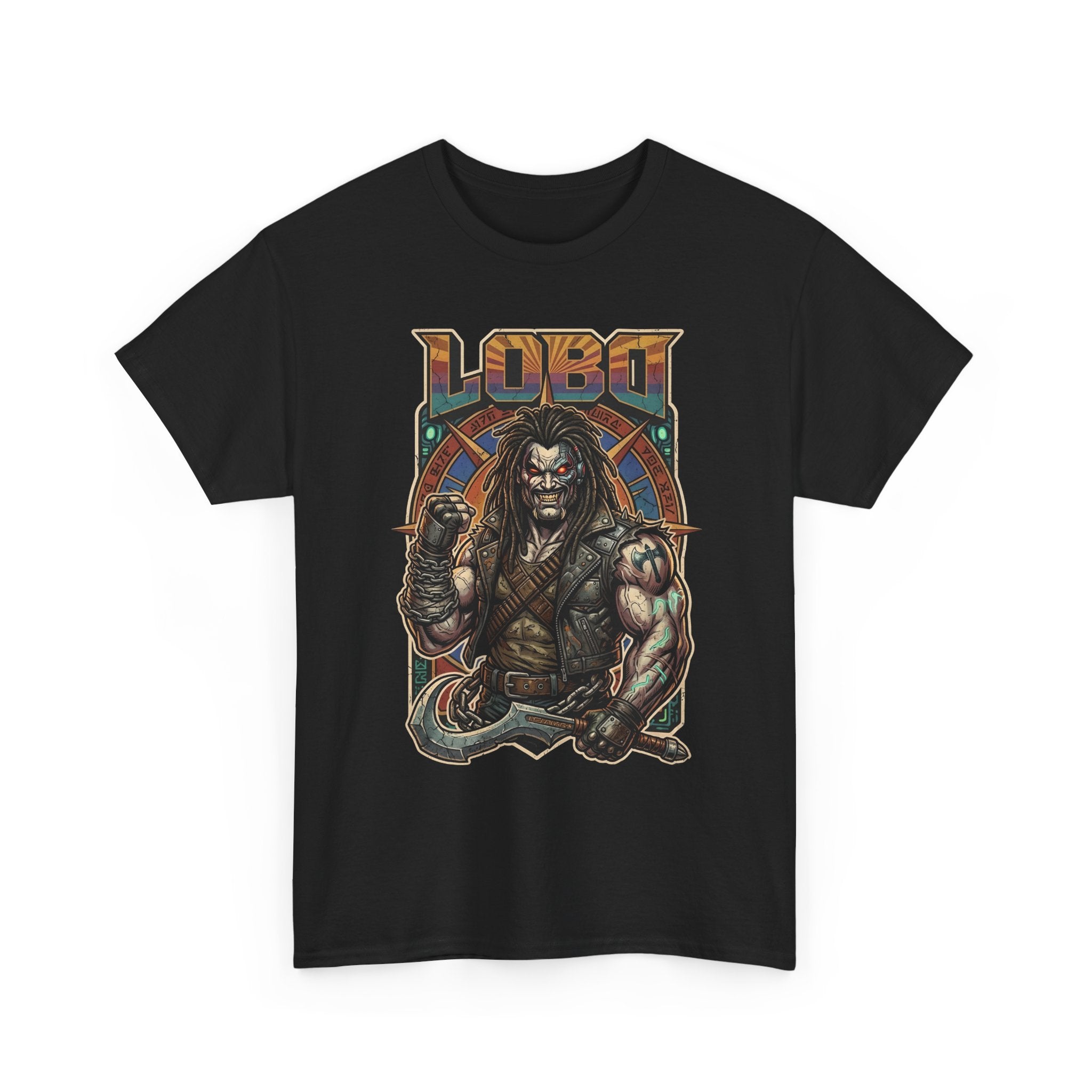 Lobo Warrior Graphic Tee – Jason Momoa’s DCU Czarnian Bounty Hunter T‑Shirt