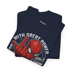 Marvel Spider-Man 'Gives the Finger' Comic Tee — Web-Slinger Graphic T-Shirt