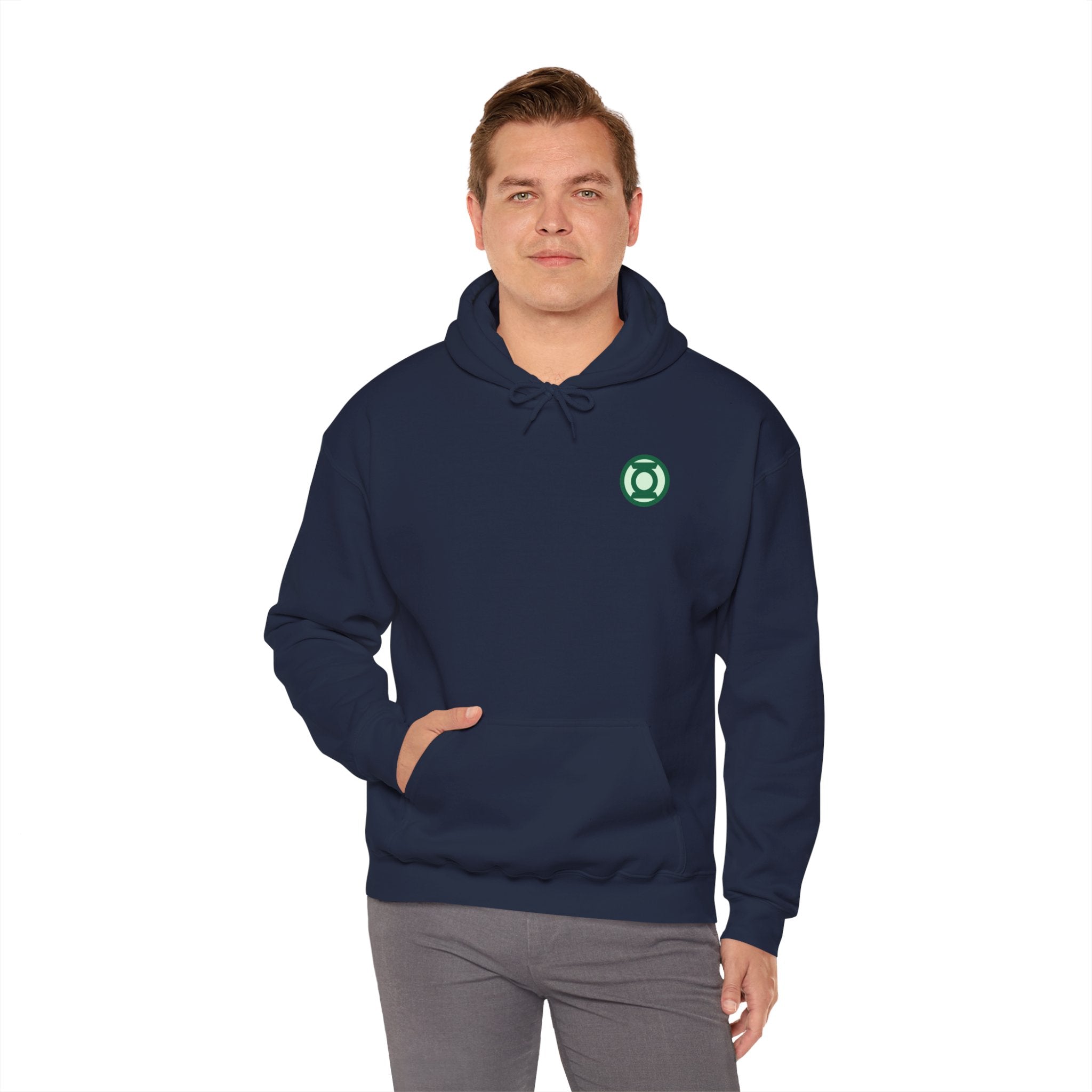 Green Lantern "Willpower" Hoodie — Comic Superhero Hooded Sweatshirt