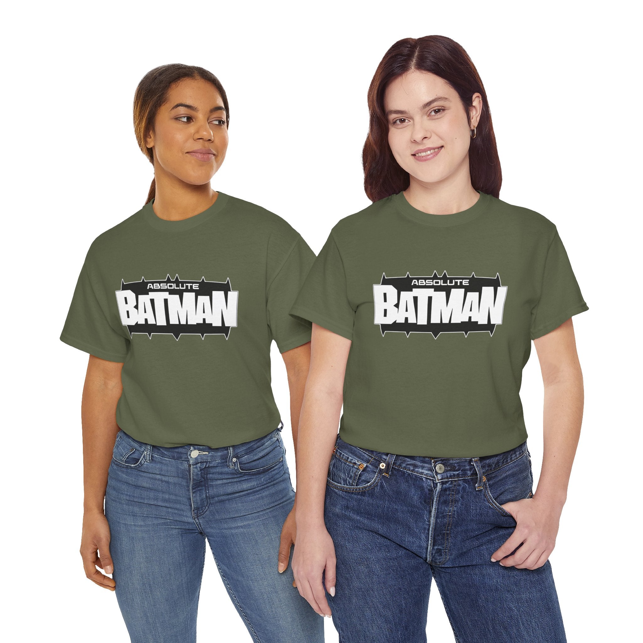 Absolute Batman Logo Unisex T-Shirt – DC Absolute Universe Gotham Knight Heavy Bat Graphic Tee