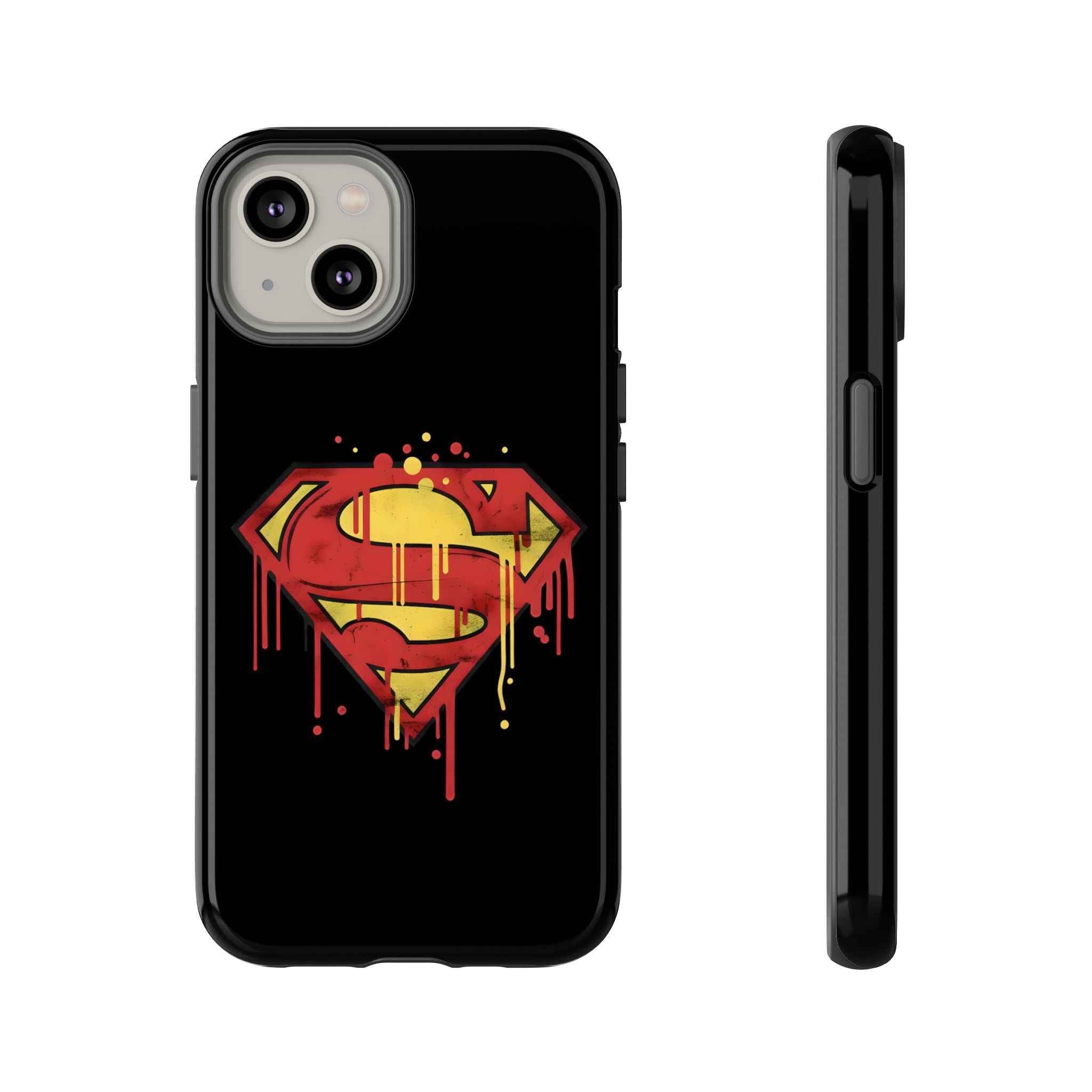 Superman Graphiti Hard iPhone Case