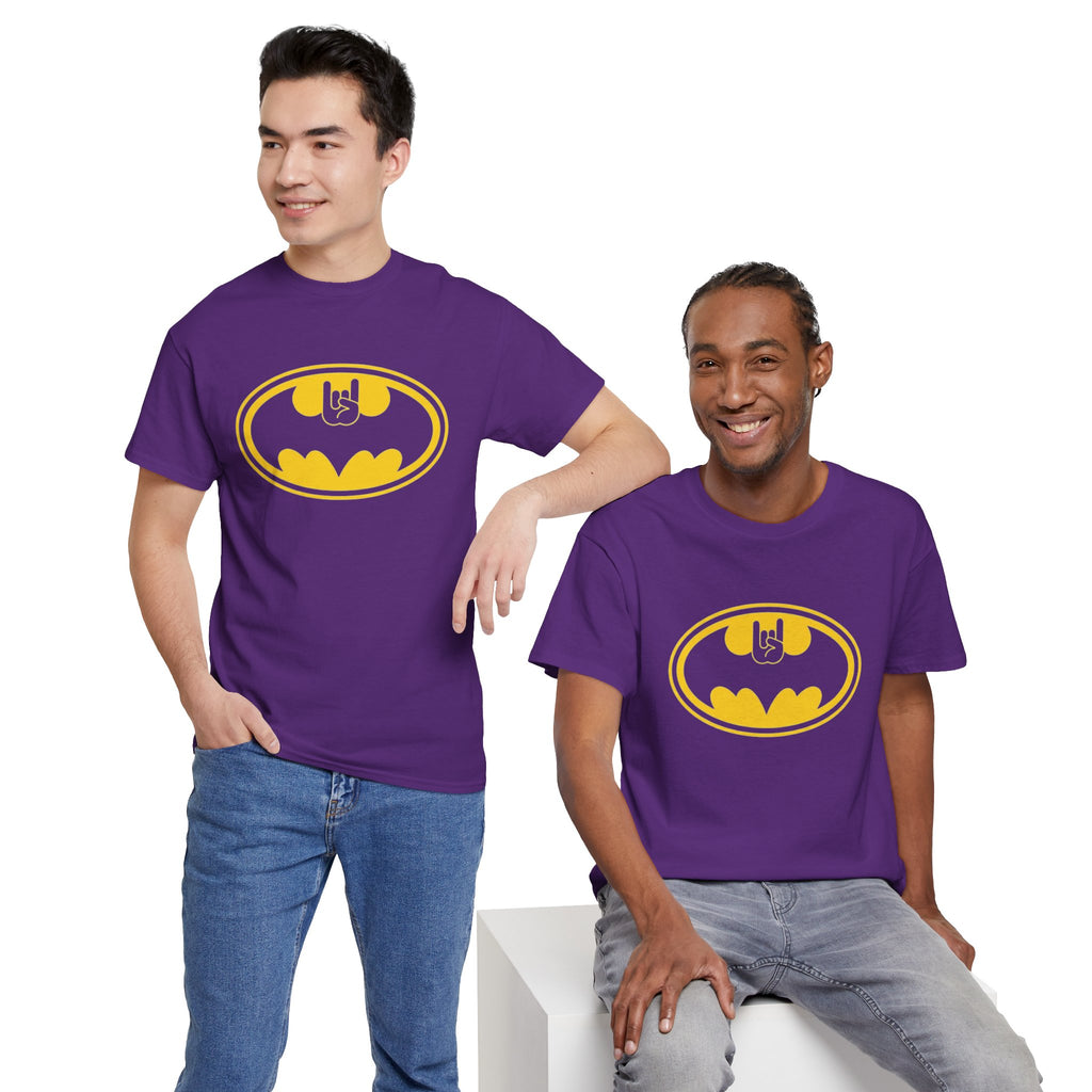 Batman Classic Rock And Roll Logo Unisex Premium T-Shirt