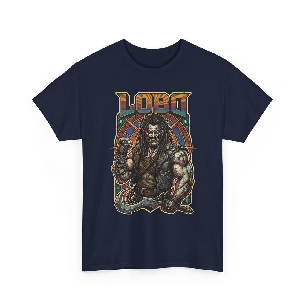 Lobo Warrior Graphic Tee – Jason Momoa’s DCU Czarnian Bounty Hunter T‑Shirt