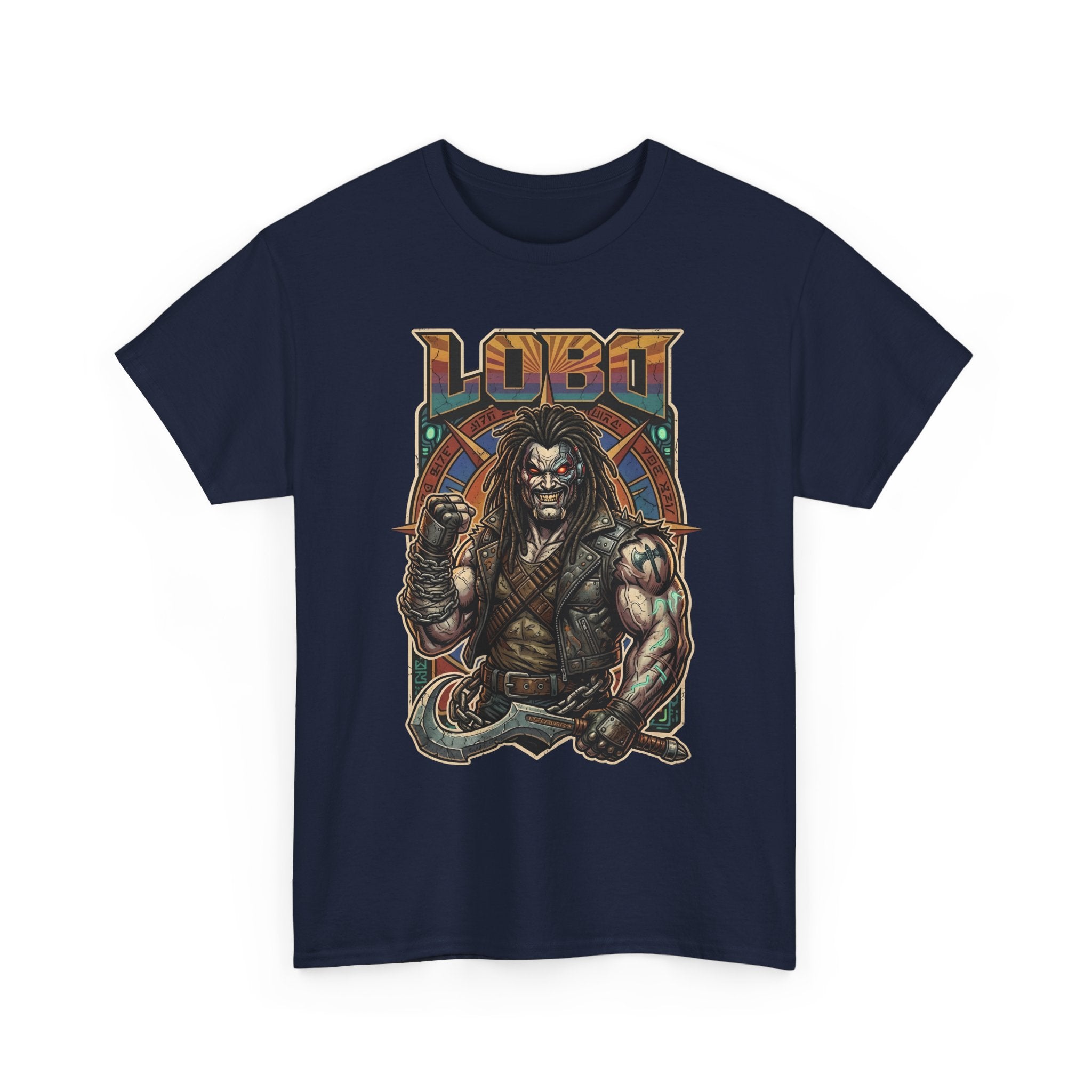 Lobo Warrior Graphic Tee – Jason Momoa’s DCU Czarnian Bounty Hunter T‑Shirt