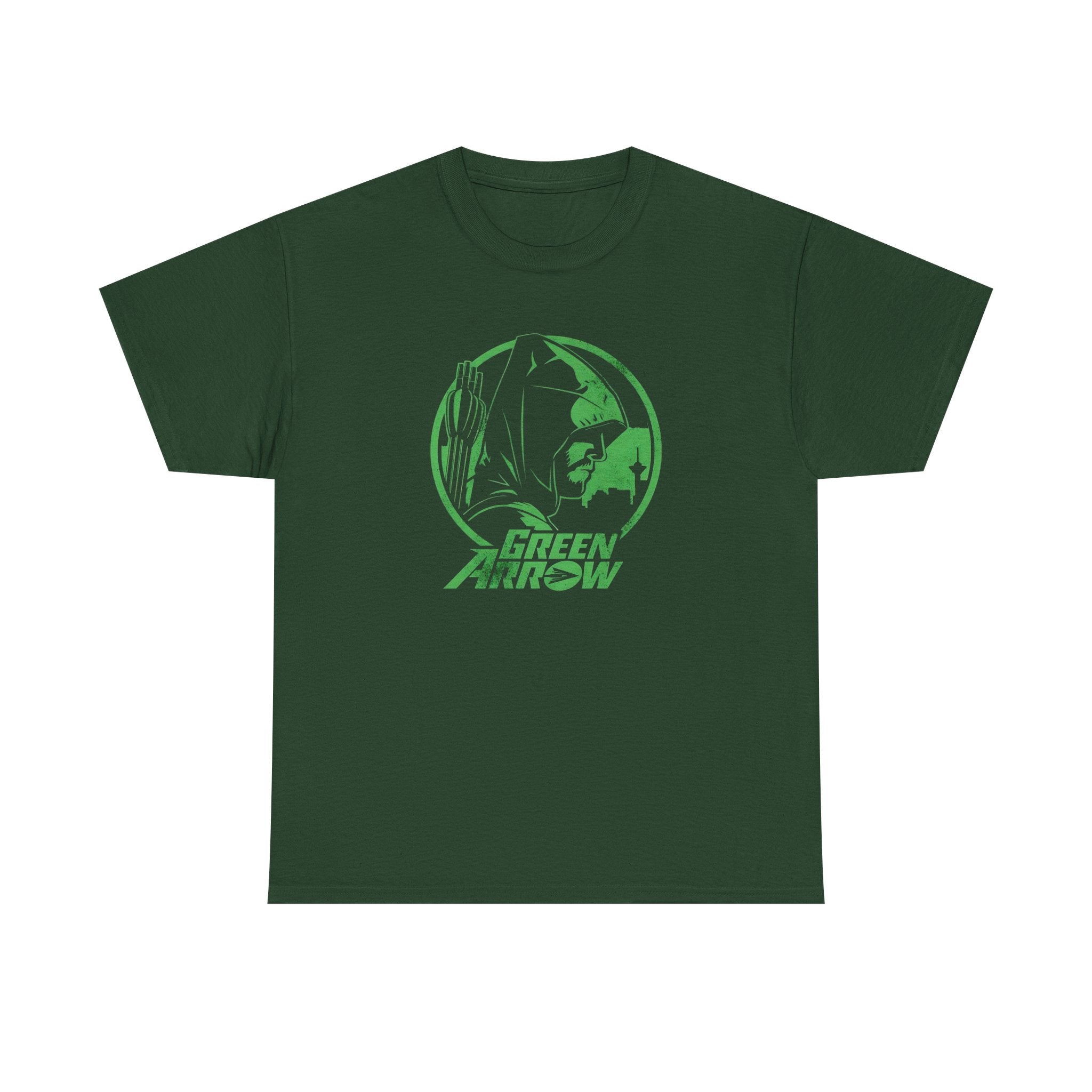 DC Green Arrow Graphic Tee — Oliver Queen - The Arrow Archer Logo T-Shirt