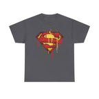 Superman Graffiti Dripping S Shield Black Unisex T-Shirt