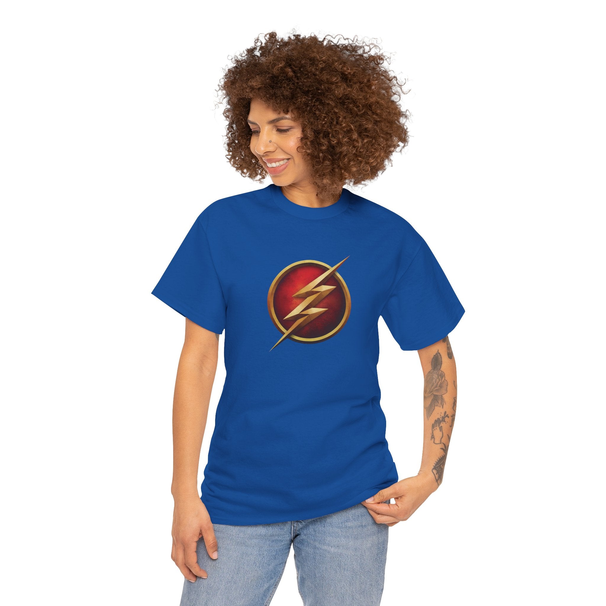 DC Flash Unisex T-shirt - Flashpoint & Classic Bolt Graphic Tee - Speed Force Apparel - Premium 100% Cotton Superhero Tee