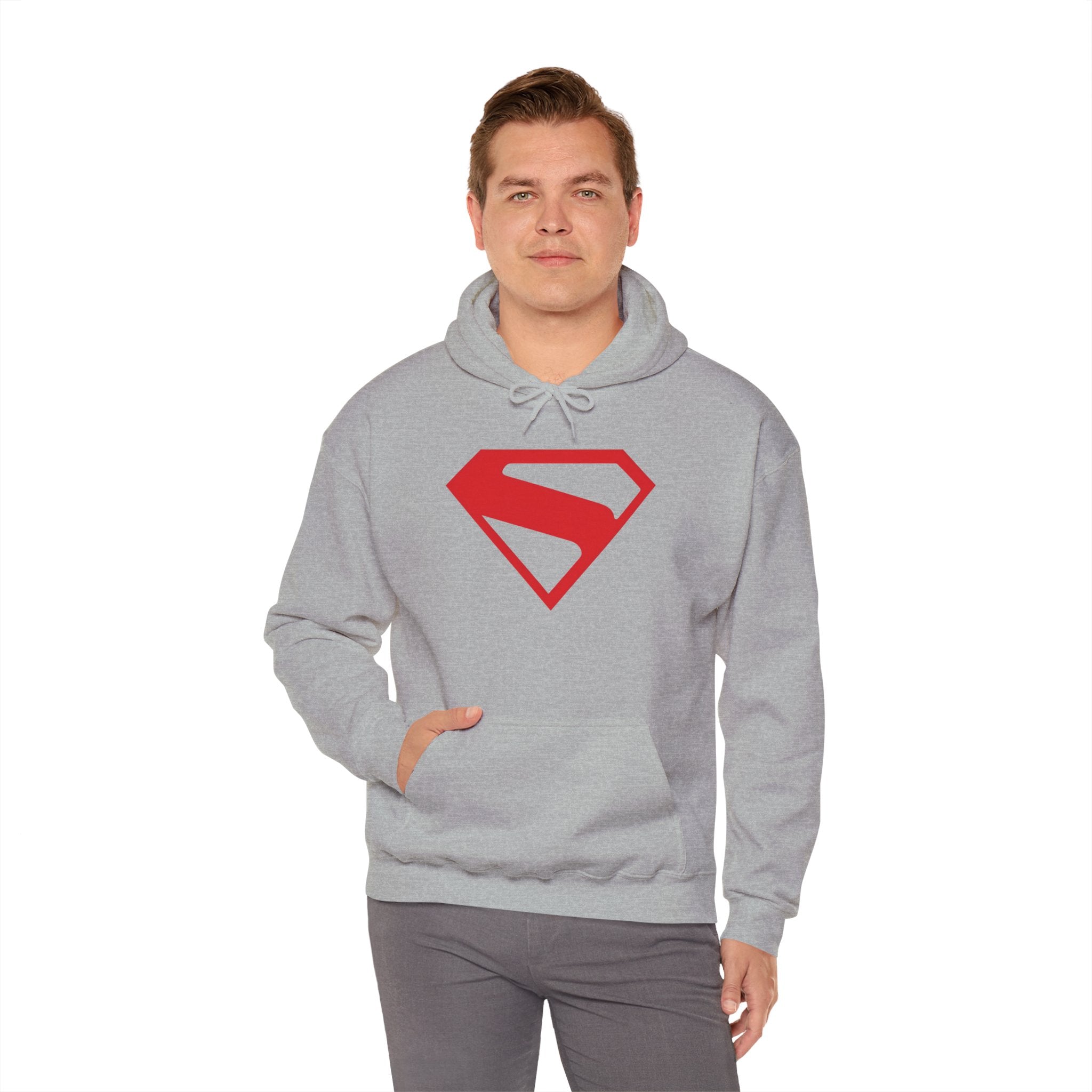 Kingdom Come Superman Logo Hoodie — Vintage Brandon Routh S Shield Sweatshirt