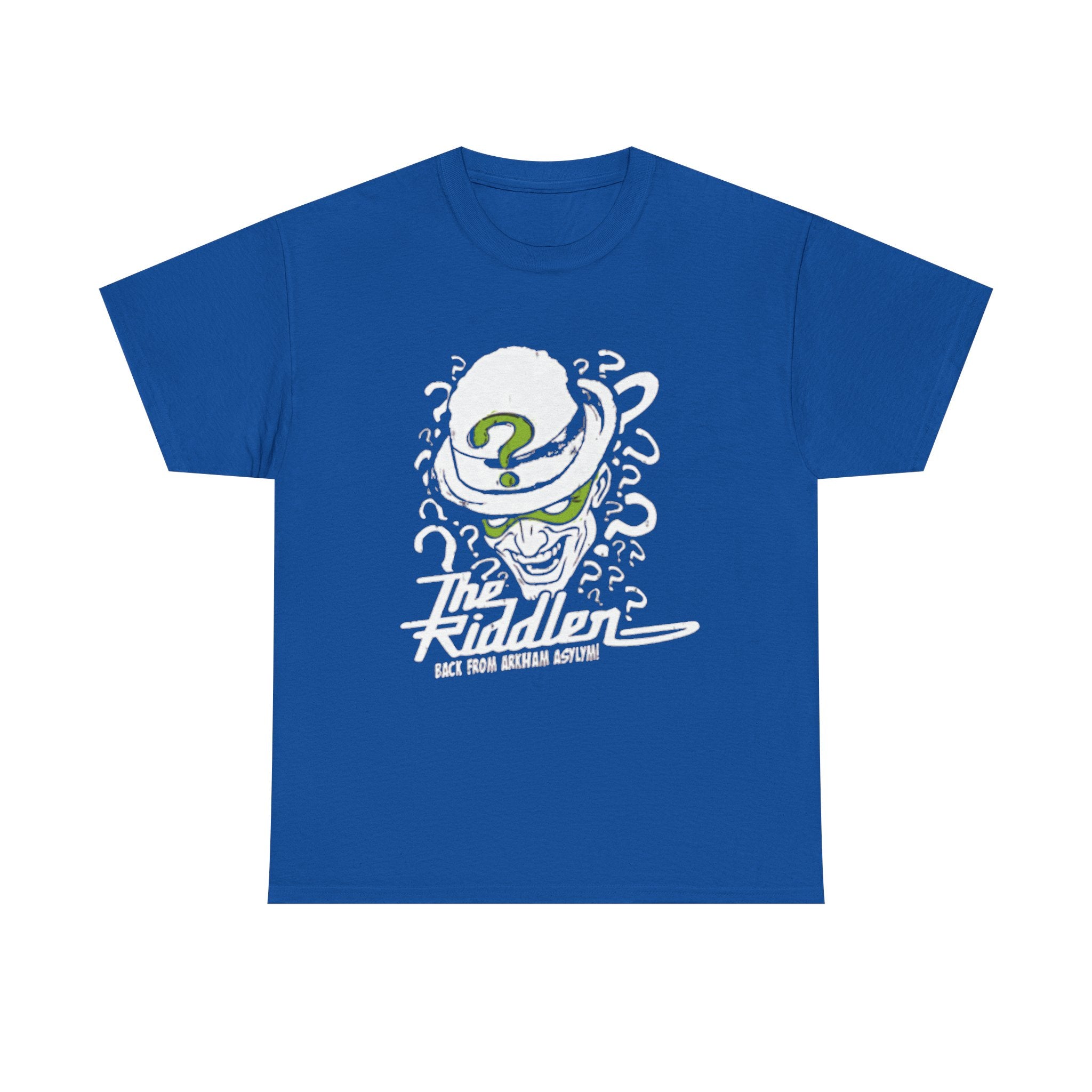 The Riddler T-Shirt – Vintage DC Batman Villain Graphic Tee | Gotham Puzzle Design